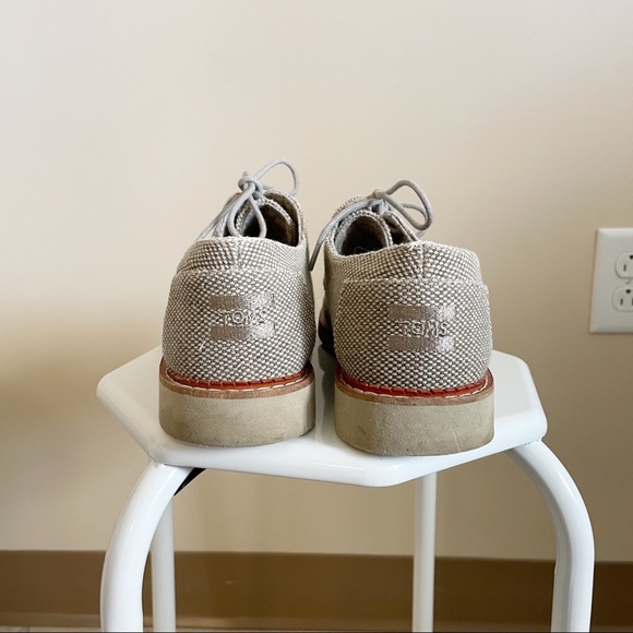 Toms Brogue Desert Taupe Farren Oxfords - Picture 7 of 10